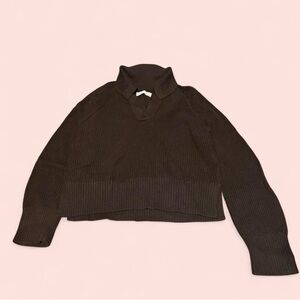 Abercrombie & Fitch Dark Brown Turtleneck Sweater
